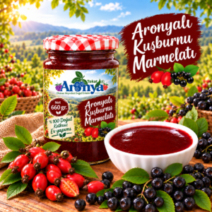 Aronyalı Kuşburnu Marmelatı 660 gr.